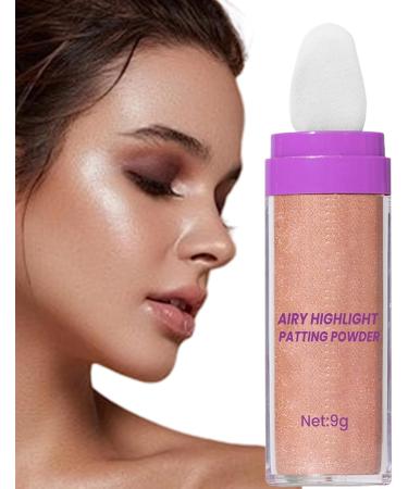 Duqulle Powder Highlighter makeup waterproof whitening powder 9 g waterproof oilregulating highlighter makeup for all skin types face and body brown - Buy Online on GoSupps.com