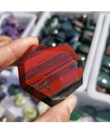 Natural Blood Stone Heart Shaped African Blood Stone Carved Crystal Heart Rocks - Buy Online on GoSupps.com