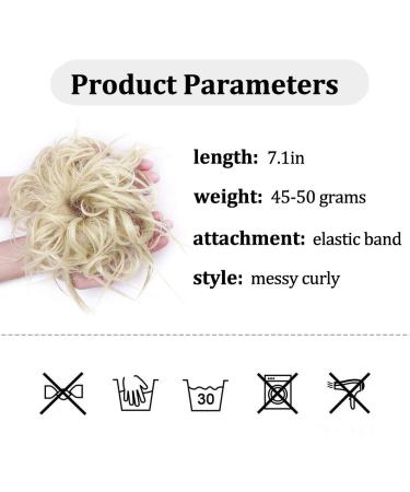 Hair Part Dutt Hair Tie - Elastic Rubber Band for Updos & Untidy Ponytails | Women's Hair Extensions Scrunchy - Buy Online on GoSupps.com