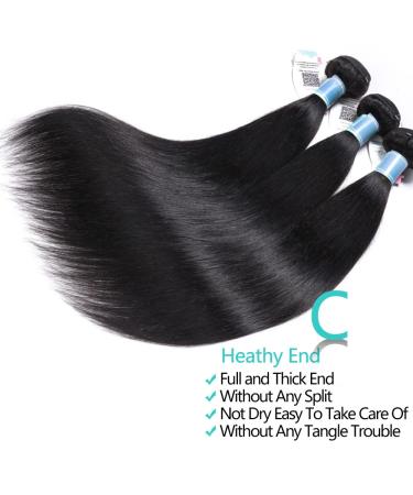 10A Peruvian Straight Virgin Human Hair Bundles - 100g Each - Double Weft - 18-22 inches - Can Be Dyed & Bleached - Buy Online on GoSupps.com