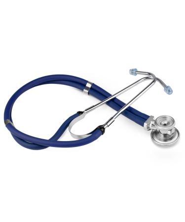 HONSUN Dual Head Stethoscope - Sprague Rappaport Stethoscpe with Adult Pediatric Infant Convertible Bell Part for Doctors Nurses and Medical Students (Blue)