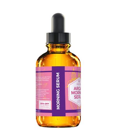Leven Rose Argan Oil Morning Face Serum - Natural Collagen | Dark Spot Remover | Anti Aging Moisturizer - 1 oz - Buy Online on GoSupps.com