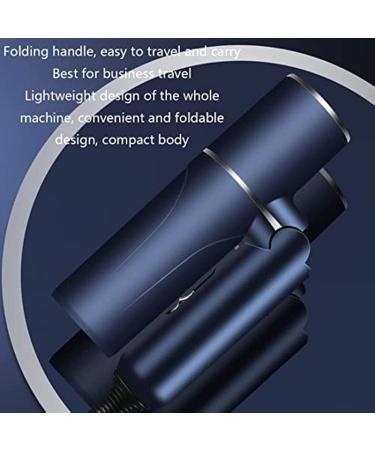 Foldable Small Hair Dryer with Diffuser Professional Ion Compact Travel Hair Dryer Portable 2 Speed/3 Heat Settings (Green) - Buy Online on GoSupps.com