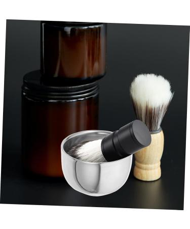 Moluckfu Bartbrush Shell Metal Shaving Cup - Portable Reusable Razor Bowl for Men | Perfect Gift for Shaving Enthusiasts - Buy Online on GoSupps.com