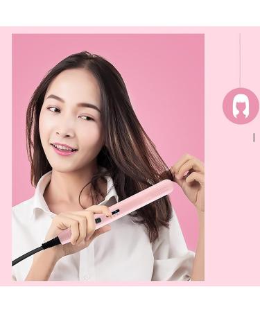 Professional Ceramic Hair Straightener & Curling Iron Mini Pink Flat Iron for Short Hair Fast Heat-Up Perfect for Shinier & Smoother Hair Style - Buy Online on GoSupps.com