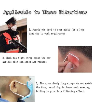 3PCS Mask Strap Extender Adjustable Comfortable Anti-Tightening Ear Grips Extension - 4 Colors Random - Buy Online on GoSupps.com