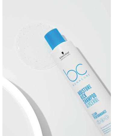 Schwarzkopf NEW BC Bonacure Moisture Kick Shampoo 250mL | Moisture Shampoo for Dry Hair | Colour Safe for All Hair Types New Formula 250mL New Formula! 1 l (Pack of 1) - Buy Online on GoSupps.com