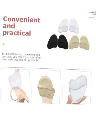 FOMIYES Forefoot Pads - 6 Pairs Cushion Insoles for Women | Adhesive Metatarsal Pads for High Heels & Foot Comfort - Buy Online on GoSupps.com