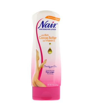 Nair Hair Removal Lotion  Cocoa Butter  9 Ounce Cocoa Butter & Vitamin E - Buy Online on GoSupps.com