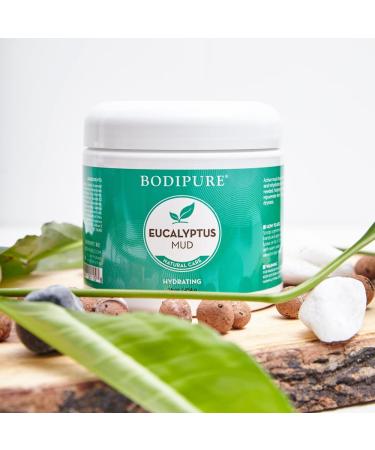 Bodipure Eucalyptus Mud Mask - Firm & Rehydrate Skin | Spa Quality Cooling Body Mask 16 Oz - International Shipping Available - Buy Online on GoSupps.com