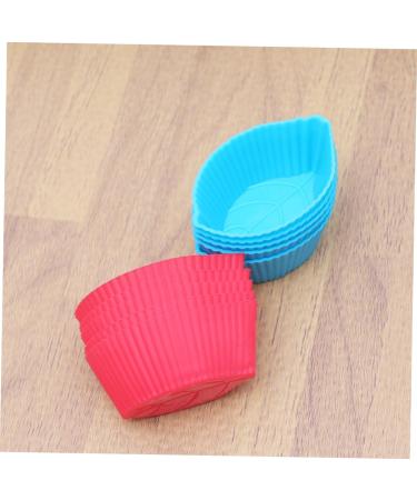 Zerodeko 20 Pcs Silicone Molds Candy Baking Cups Silicone Baking Cups Leaf Cake Mold Muffin Cup to Bake As Shownx2pcs mediumx2pcs - Buy Online on GoSupps.com