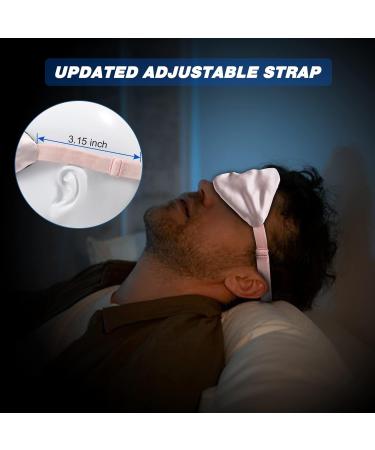 Alaska Bear Organic Mulberry Silk Sleep Mask - Luxurious Light Pink Eye Cover for Sleeping - Gift Ready Packaging - New Version - Buy Online on GoSupps.com