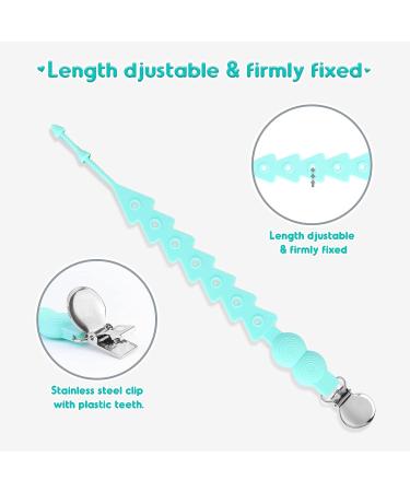 NPET Teething Toy for Babies 3-12 Months - Gray Dinosaur Baby Teether with Anti-Drop Pacifier Clip - Sore Gums Relief Chew Toy - BPA-Free for Boys and Girls - Buy Online on GoSupps.com