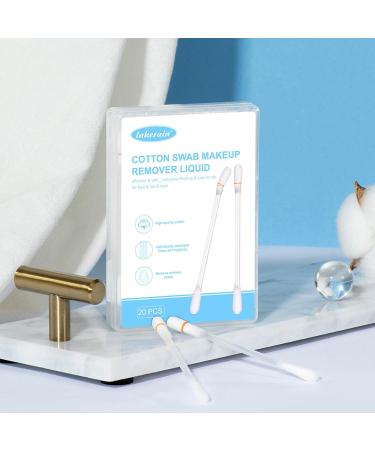 Makeup Remover Cotton Swab | Cosmetic Cotton Swabs - Liquid-Filled Qtip Makeup Remover Multi-Functional Cosmetic Swabs for Lip Aviere - Buy Online on GoSupps.com