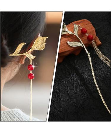 Beavorty Crystal Hair Accessories Long Hair Stick Women Hair Stick Hair Sticks for Long Hair Chinese Flower Hair Sticks Chinese Chignon Pin Ponytail Holder Women's Manual Hair Clip Plastic - Buy Online on GoSupps.com