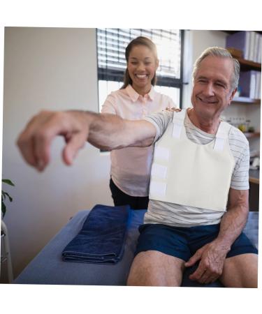 Adjustable Chest Support Bracket | Sternum Protective Belt for Bruised Ribs - Medical Body Binder for Men (40x38cm - Buy Online on GoSupps.com