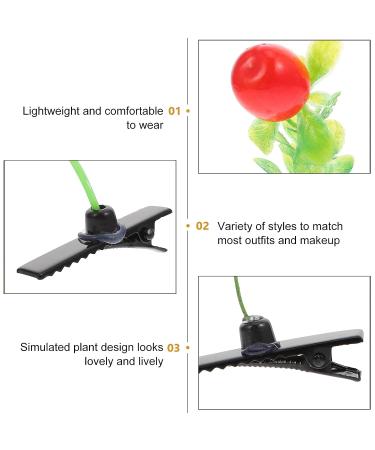 KALLORY 28pcs Bean Sprout & Flower Hair Clips Set for Women - Cute Plant Barrettes & Hairpins for Girls - Grass Hair Accessories - Buy Online on GoSupps.com