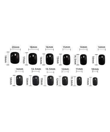 Buy Mrcuvaryas Cute French Press On Nails - Short 24-Piece Angular Acrylic Nail Tips with Pearl Gloss | White Cat French Fingernails for Women & Girls - Buy Online on GoSupps.com