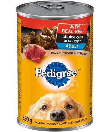PEDIGREE Choice Cuts in Sauce Adult Wet Dog Food Canned with Real Beef 630g (12 Pack) & DENTASTIX Oral Care Adult Dog Treats for Medium Dogs - Beef 40 Sticks - Buy Online on GoSupps.com