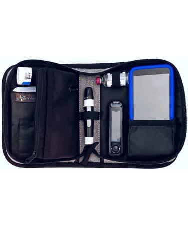 Greyton Omnipod Supply Case - Diabetes Supply Bag for Omnipod 5, Omnipod Dash, or Omnipod PDM. Fits Extra Pod, Test Strips, Insulin, Lancet, and More - Buy Online on GoSupps.com