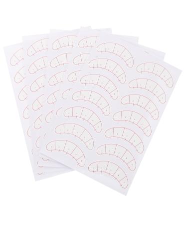 10feuilles Pads De Pour Yeux Autocollants De Mesure Pour Extensions De Tapis De Beaut Pour Isolation Et Pratique Outils Pour coles De Maquillage Et Salons