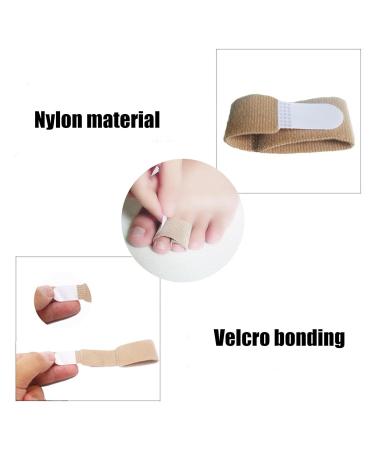 Qiyifang Toe Corrector Band - Skin-Friendly Bandages for Hammer Toes & Crooked Toes Fixation - Effective Toe Separator Rails Set - Buy Online on GoSupps.com