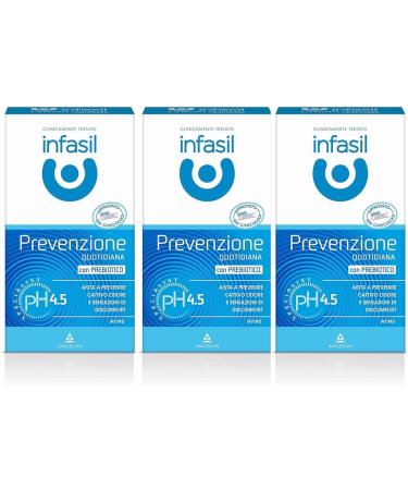  MENDOSA Infasil Daily Prevention Underwear Cleanser pH 4.5 with Prebiotic 200ml Pack of 3 - Buy Online on GoSupps.com