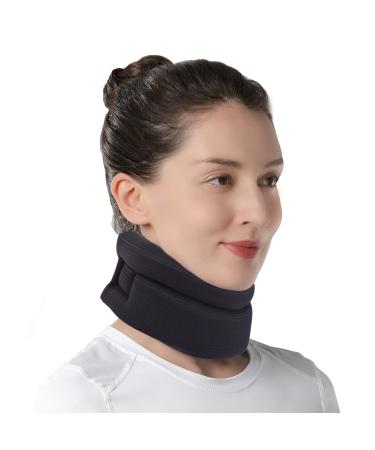 Willcom neck support for neck pain Support soft break for sleep align and stabilize vertebrae relieves pressure in the spine (m) m comfort - black black - Buy Online on GoSupps.com