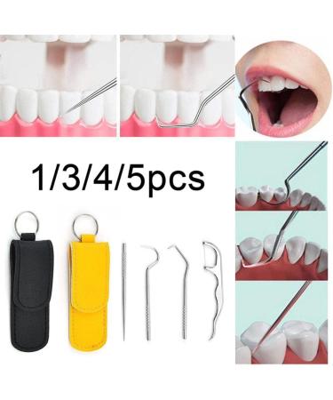 BAILIY Toothpick Set - Metal Dental Floss Portable Cleaning Tool for Optimal Oral Care | International Shipping Available - Buy Online on GoSupps.com