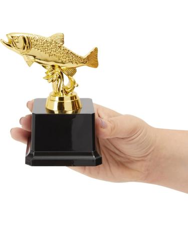 Juvale Small Fishing Trophy Award - Golden Fish Trophy for Ceremonies, Tournaments, and Competitions - Funny and Unique Gift for Kids and Adults (3x5 in) - Buy Online on GoSupps.com