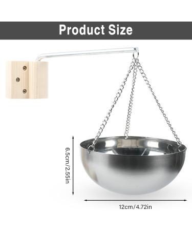 Palwin Aroma Bowl Sauna - 12cm Stainless Steel Herb Bowl & Spa Accessories for Ultimate Relaxation - Buy Online on GoSupps.com