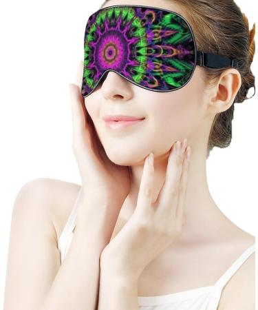 Sleep Eye Masks Wormhole Laminated Sleep Eye Mask & Blindfold with Elastic Strap/Headband for Women Men Sleep Travel Nap - Buy Online on GoSupps.com