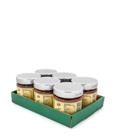KoRo - Vegan Pesto Rosso 6 x 180 g - Vegan - Refined with tofu and dried tomatoes - Ideal for Italian pasta