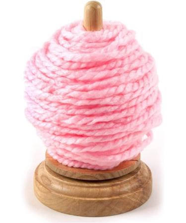 AnNafi Classic Wood Yarn Holder with Twirling Mechanism - Knitting & Embroidery Accessory Gift | Craft & Sewing Supplies - Yarn Organizing Tool - Buy Online on GoSupps.com