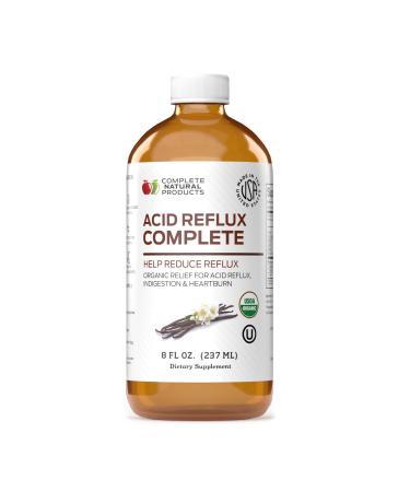 Acid Reflux Complete 8oz - Natural Organic Liquid Heartburn GERD & Amish Reflux Relief Remedy & Medicine 8 Fl Oz (Pack of 1)