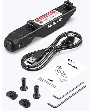 Votatu M4L-R Red Laser Sight for M-Lok Rails | Compact Tactical Rifle Red Dot with Strobe Function | Magnetic Rechargeable - Buy Online on GoSupps.com