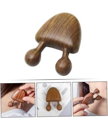 Minkissy Facial Massage Comb & Gua Sha Tool - Green Sandalwood Trigger Point Massager for Skincare & Relaxation - Buy Online on GoSupps.com