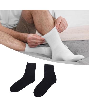  ZASCHMOY Moisturizing Gel Heel Socks Soft Cotton Comfortable Like a Spa Experience for Relaxing Sleep and Everyday Use 4 Pairs (Black) - Buy Online on GoSupps.com