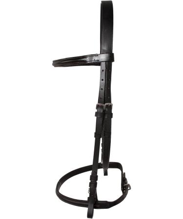 Acerugs Brown Black Raised English Horse Bridle - High-Quality Stitched Design - Buy Online on GoSupps.com