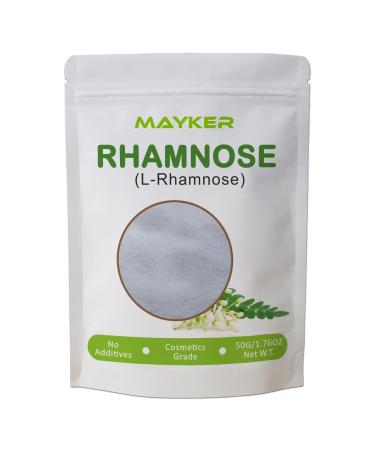 MAYKER Pure Rhamnose 1.76 OZ Cosmetic Grade Plant Derived Active Ingredient for DIY Rhamnose cream & Skincare Formulations