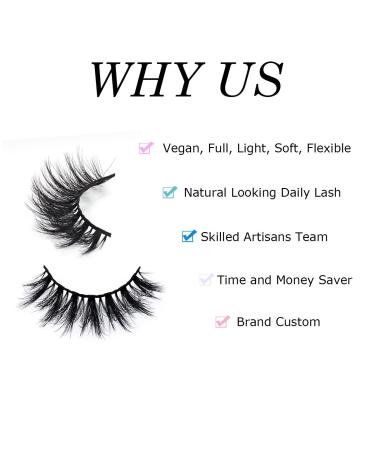 APCYUST Faux Mink 5D Fluffy Eyelashes Bulk Wholesale - 30 Pairs in 5 Styles, 15mm 18mm 20mm Lengths, Natural Medium Length Fake Lashes with Portable Pack - Buy Online on GoSupps.com