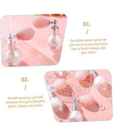 FRCOLOR 5pcs High Gloss Dusting Spray Hair Gel Women Highlighter Spray Body Highlighter Powder Make up Miss 1 count (Pack of 1) Whitex5pcs - Buy Online on GoSupps.com