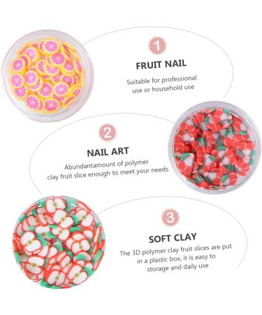 Healeved 1 Set Slice Nail Decoration Stickers for Nails Fruit Nail Art Slices Food Colouring Strawberry Stickers Diy Crafts Nail Art Nail Stickers for Nail Art Cute Nail Art Slices medium Assorted Color - Buy Online on GoSupps.com