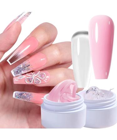 15ml Nail Acrylic Hard Gel Pink White Clear Crystal UV Tips Enhancement Quick Extend Gel Varnish Nail Art UV Quick Poly Nail Gel - (Color: GY053-04) - Buy Online on GoSupps.com