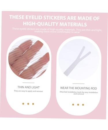 FRCOLOR 2 Lace Double Eyelid Sticker Double Eyelid Stickers Instant Eyelid Strips Makeup Tools Natural Eyelid Patches Female Eyelid Makeup Sticker Pe Eye Stickers Woman Make up 8x6.5cm As Shown - Buy Online on GoSupps.com