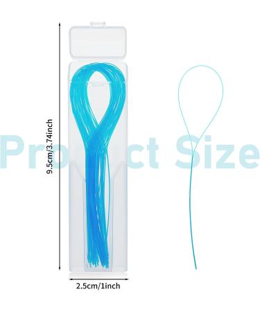 Buy WLLHYF Biodegradable Dental Floss Threader - 100 Count (2 Pack) for Braces Bridges & Implants | Deep Clean Nylon Loop Design - Buy Online on GoSupps.com