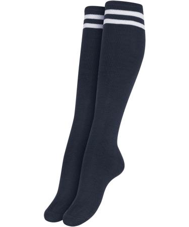 Buy Urban Classics Women's College Knee Socks - 2-Pack | Plain & Sporty Stripes | Multiple Colors & Sizes 35-42 - Buy Online on GoSupps.com