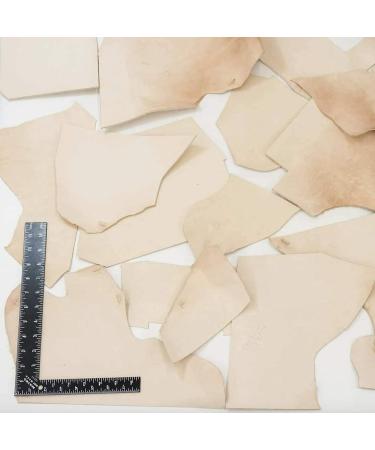2 LB Mixed Weight Vegetable Tanned Leather Scraps for Tooling, Holsters, Knife Sheath - Full Grain Cowhide Remnants - Ideal for Carving, Embossing, Stamping - Thickness .8-4mm - ELW - Buy Online on GoSupps.com