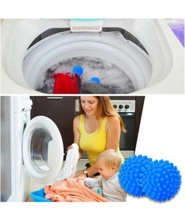 Pack of 8 Dryer Balls Dryer Balls for Tumble Dryers Balls for Fluffy Laundry Hedgehog Ball Reusable Dryer Balls (Blue) - Buy Online on GoSupps.com