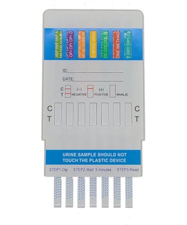 10 Panel Urine Test Dip Card - Rapid One-Step Detection Kit, Results in Minutes! (Single Pack) - Buy Online on GoSupps.com